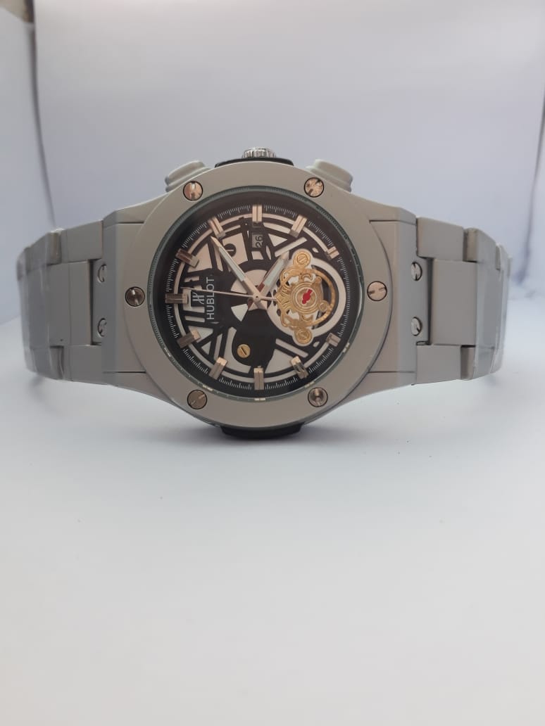 Hublot-inspired Skeleton Dial Watch