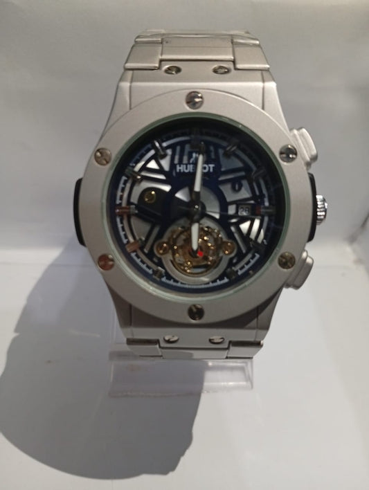 Hublot-inspired Skeleton Dial Watch