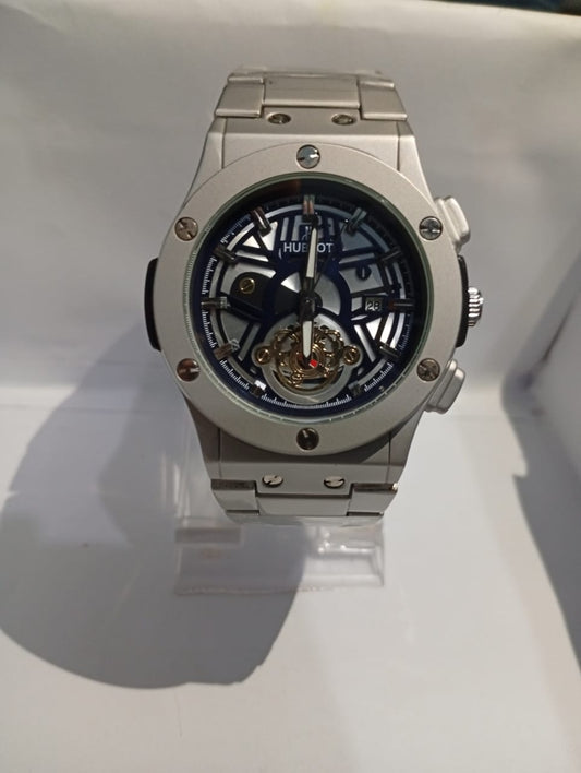 Hublot-inspired Skeleton Dial Watch