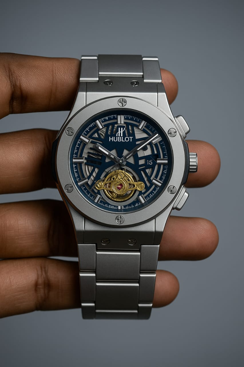 Hublot-inspired Skeleton Dial Watch