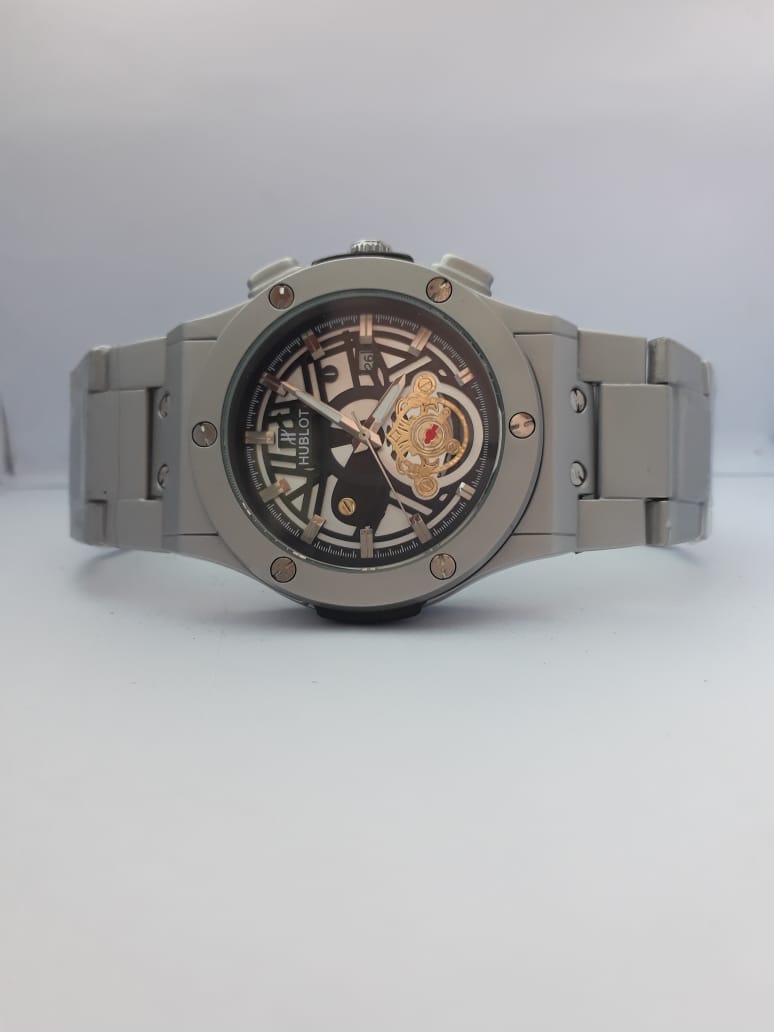 Hublot-inspired Skeleton Dial Watch