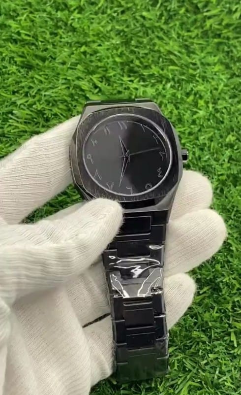Arabic Aura Black Stainless Steel